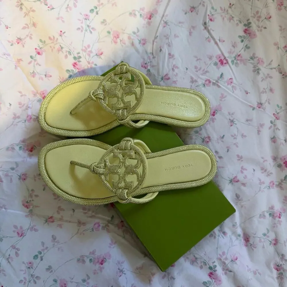 Tory Burch MILLER PAVÉ KNOTTED SANDAL